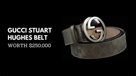 gucci stuart hughes belt|how expensive is gucci.